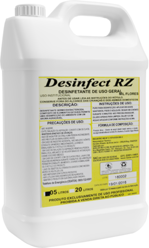 Desinfect RZ - Produtos de Limpeza Profissionais - Rizelar