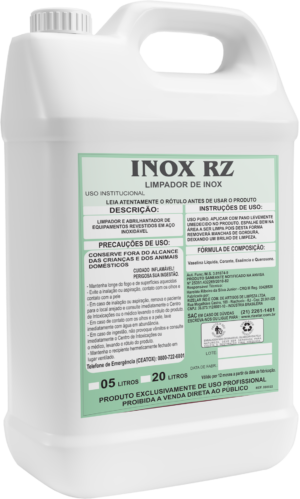 Inox RZ - Produtos de Limpeza Profissionais - Rizelar