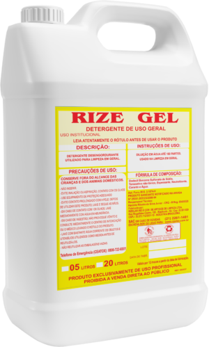 Rize Gel - Produtos de Limpeza Profissionais - Rizelar