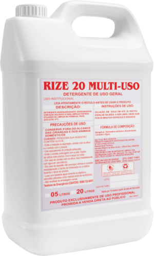 Rize 20 - Produtos de Limpeza Profissionais - Rizelar